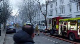 Fire In west london