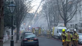 Fire In west london