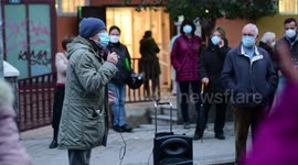 Manifestación por la atención médica Primaria de Madrid.