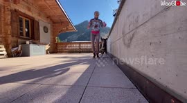 Adorable 8 y/o Dog and Owner Participate in the Jerusalema Challenge