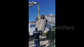 Severe storms wreak havoc in city of Izmir, western Turkey