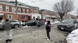 Driver flees after rollover accident in Queens
