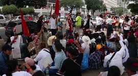 Continuing protests against military takeover in Yangon, Myanmar