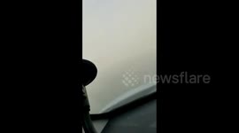 US: Near Zero Visibility Condition Due To Strong Winds Brings Chaos To Southern California 2
