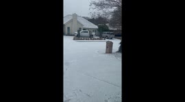 Snowboarding in Texas