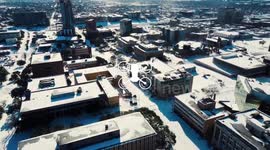 Downtown Austin covered in snow - Feb2021