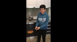 Pancake flip fail