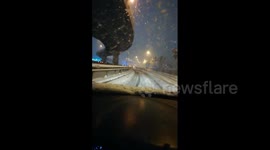 Greece: Snow Blankets Greater Athens Region
