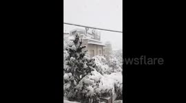 Greece: Snow Blankets Greater Athens Region 2