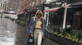 Ashley Roberts spotted outside Global Studios