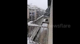 Greece: Snow Blankets Greater Athens Region 3