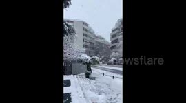 Greece: Snow Blankets Greater Athens Region 5