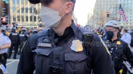 December 12th Washington dc journalist pepper sprayed
