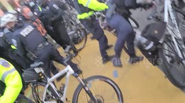 Police make several arrests and use violent force on demonstrators December 12 2020