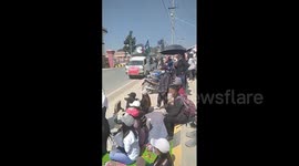 Myanmar: February 17 – Protest Outside Of Chin State Government Building In Hakha