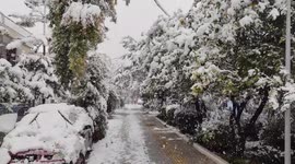 Greece: Snow Blankets Greater Athens Region 9