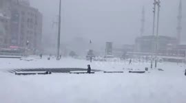Turkey: Istanbul Blanketed In Heavy Snow