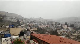 Snow In Jerusalem