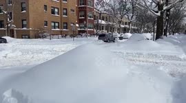 US: Chicago Buried Under More Than A Foot Of Snow After Winter Storm