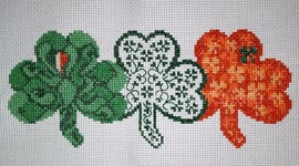 Shamrocks Timelapse Cross Stitch