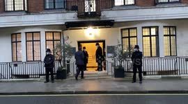 Scenes outside hospital where Duke of Edinburgh has been admitted