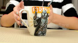 YouTuber enhances mug with homemade clay Fortnite decorations