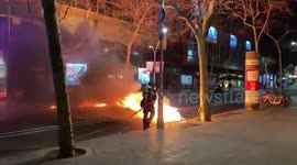 Spain: Supporters Of Pablo Hasél Clash With Police For Second Night In Barcelona