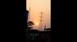 WATCHED THE BEAUTY OF SUN IN NIGERIA SOUTH WEST LAGOS STATE