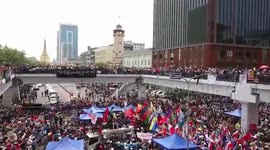 Protests continue in Myanmar's Yangon as demonstrators rally against military junta