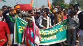 Trains Stopped Due To Farmers Protests On Railway Tracks in India