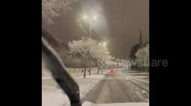 Rare Snow Blankets Jerusalem