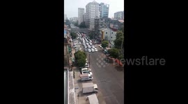 Myanmar: Feb 18 Protests – ‘Slowdown’ Campaign To Block Army Vehicles 3