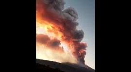 Mount Etna eruption