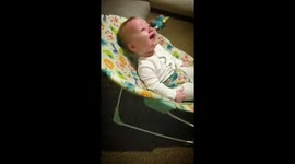 6 months old Vlad laughs at me (he got so amused)