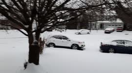 Snow/Sleet Storm; Frederick, Maryland - 02/18/2021