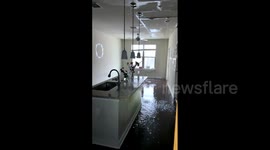 Texas homes deal with burst water pipes from winter freeze shutting down power across state