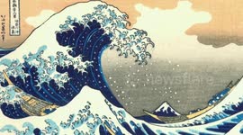 Pancakeart “Kanagawaoki namiura” Hokusai