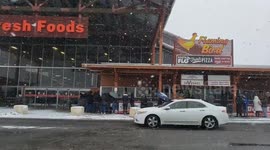 Texans queue outside grocery store only to find empty shelves inside
