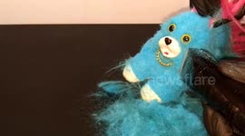 Time for a trim: YouTuber shaves furry toy in oddly satisfying experiment
