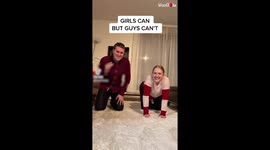 Couple Attempts TikTok Challenge that Only Girls can Perform but Guys cant