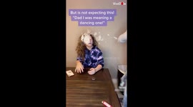 Dad Pranks Daughter by Performing the Invisible Firework Challenge