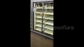 US: Empty Supermarket Shelves In Texas After Winter Storm 2