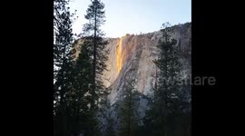 US: Yosemite National Park 2021 Firefall 2