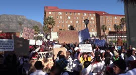 Backyard dwellers and squatters protest lack of housing opportunities in Cape Town