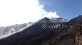 Mount Etna, Sicily Italy, paroxism of 19 February 2021