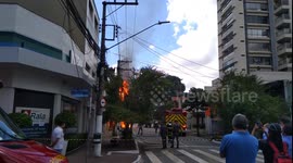 Fire with high flames