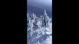 Mt. Bachelor in Oregon after a winter storm