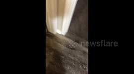 US: Burst Water Pipes Flood Home In Texas 6