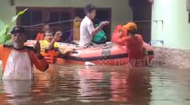EVACUATION OF A LANSIA AND TWO CHILDREN IN THE TEACHING COMPLEX OF IKIP BEKASI WEST JAVA INDONESIA