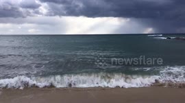 Mallorca sea beach good grey weather